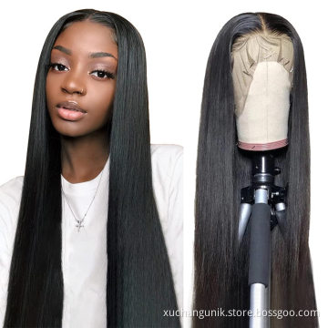 13x6 Hd Transparent Lace Front Human Hair Wigs For Black Women 360 Lace Frontal Wigs Glueless 100% Virgin Full Lace Wig Vendors